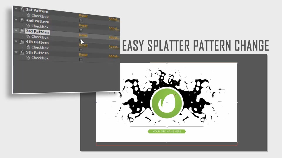 Minimal Paint Splatter Art Logo Reveal - Download Videohive 10172462