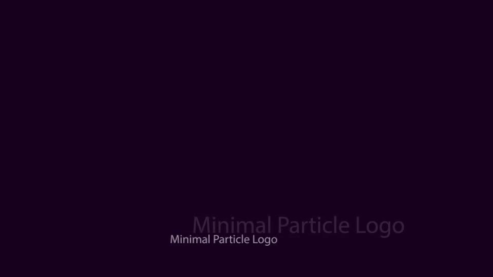 Minimal Particle Logo - Download Videohive 9829639