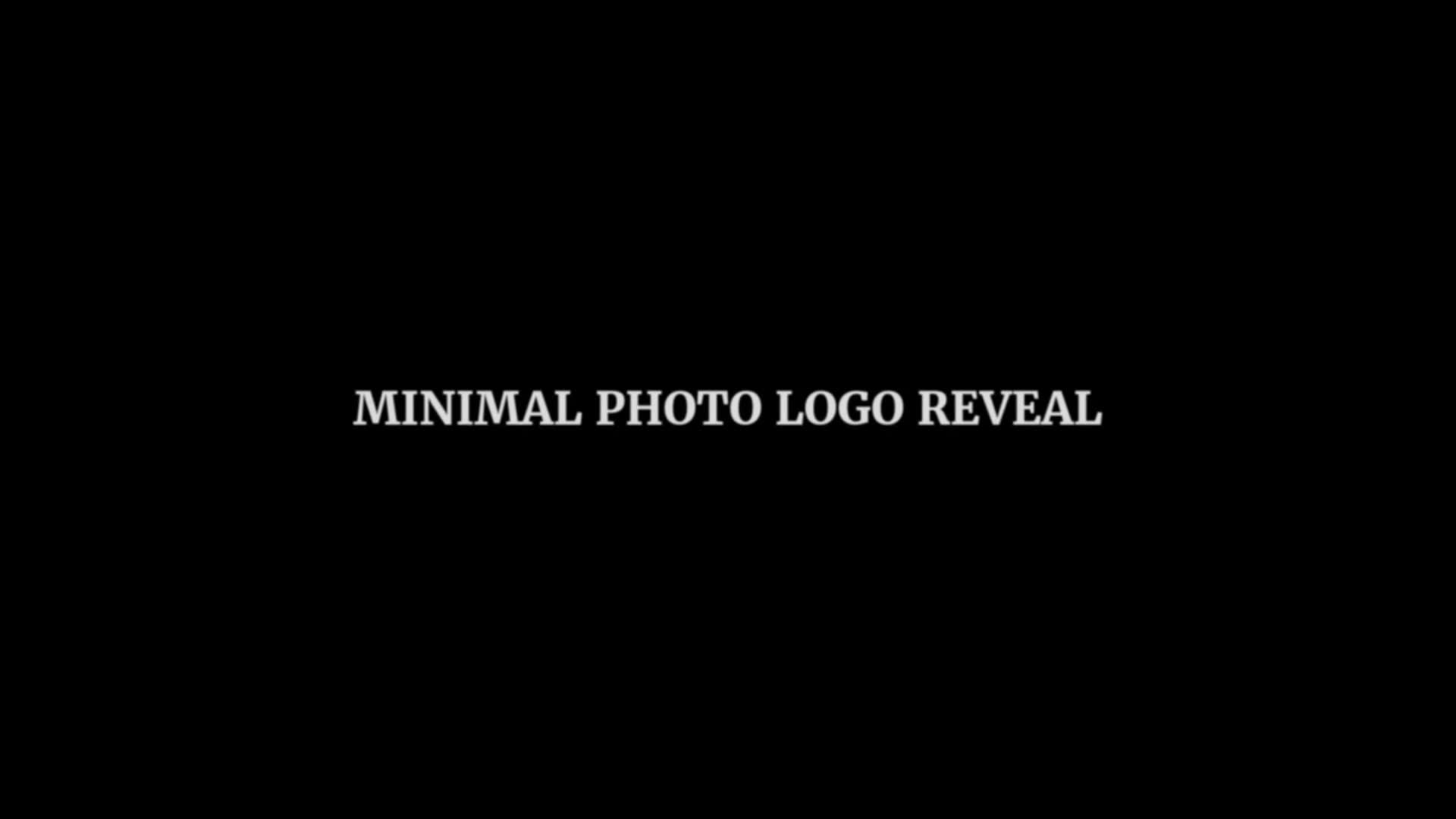 Minimal Photo Logo Reveal Videohive 28163133 After Effects Image 1