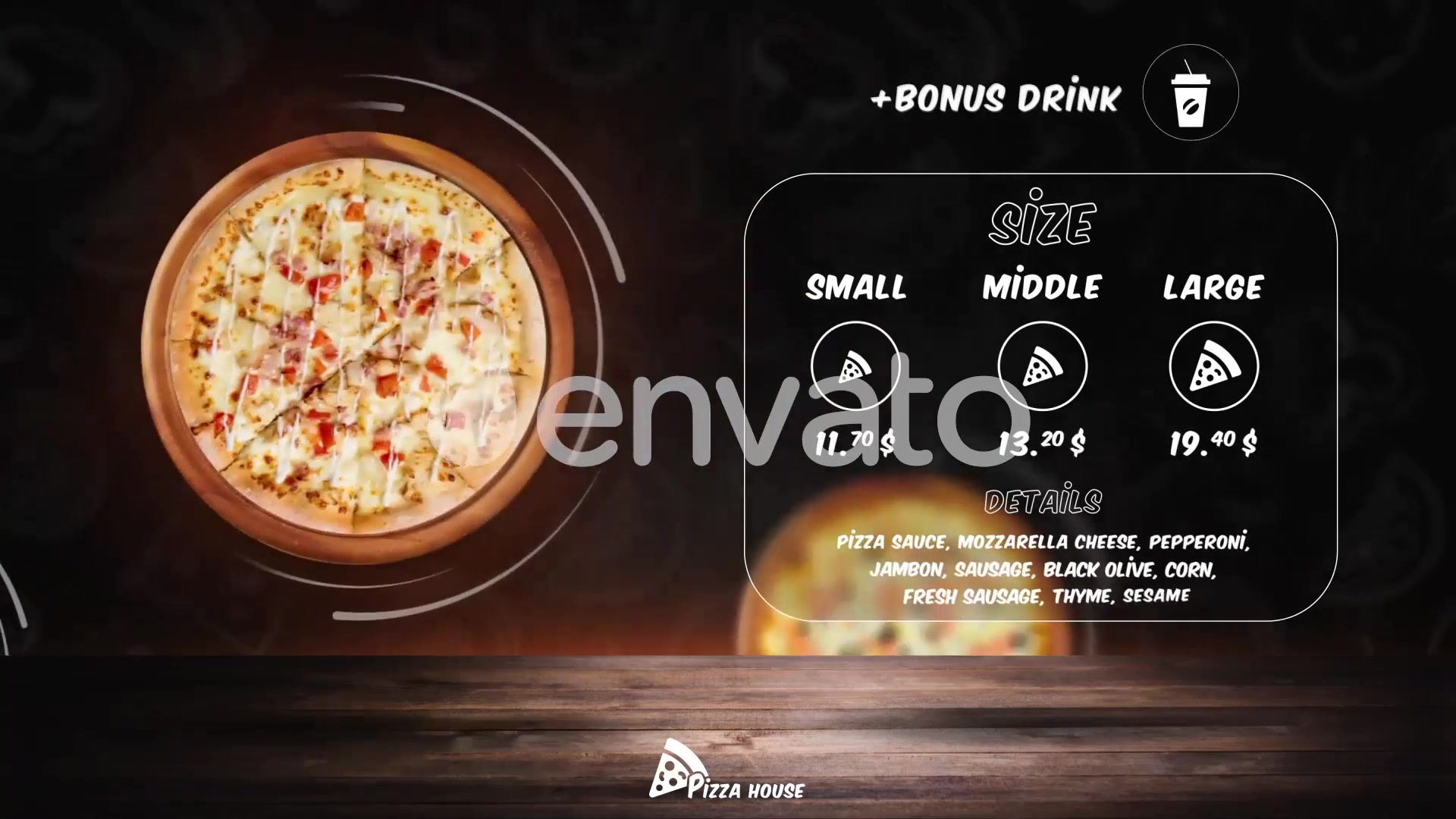 Minimal Pizza Opener Videohive 28513487 After Effects Image 3