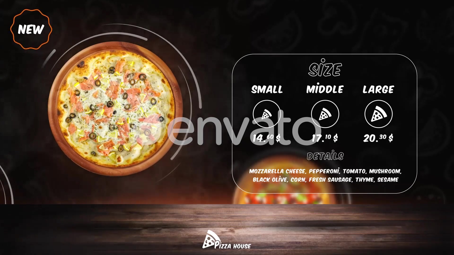 Minimal Pizza Opener Videohive 28513487 After Effects Image 5