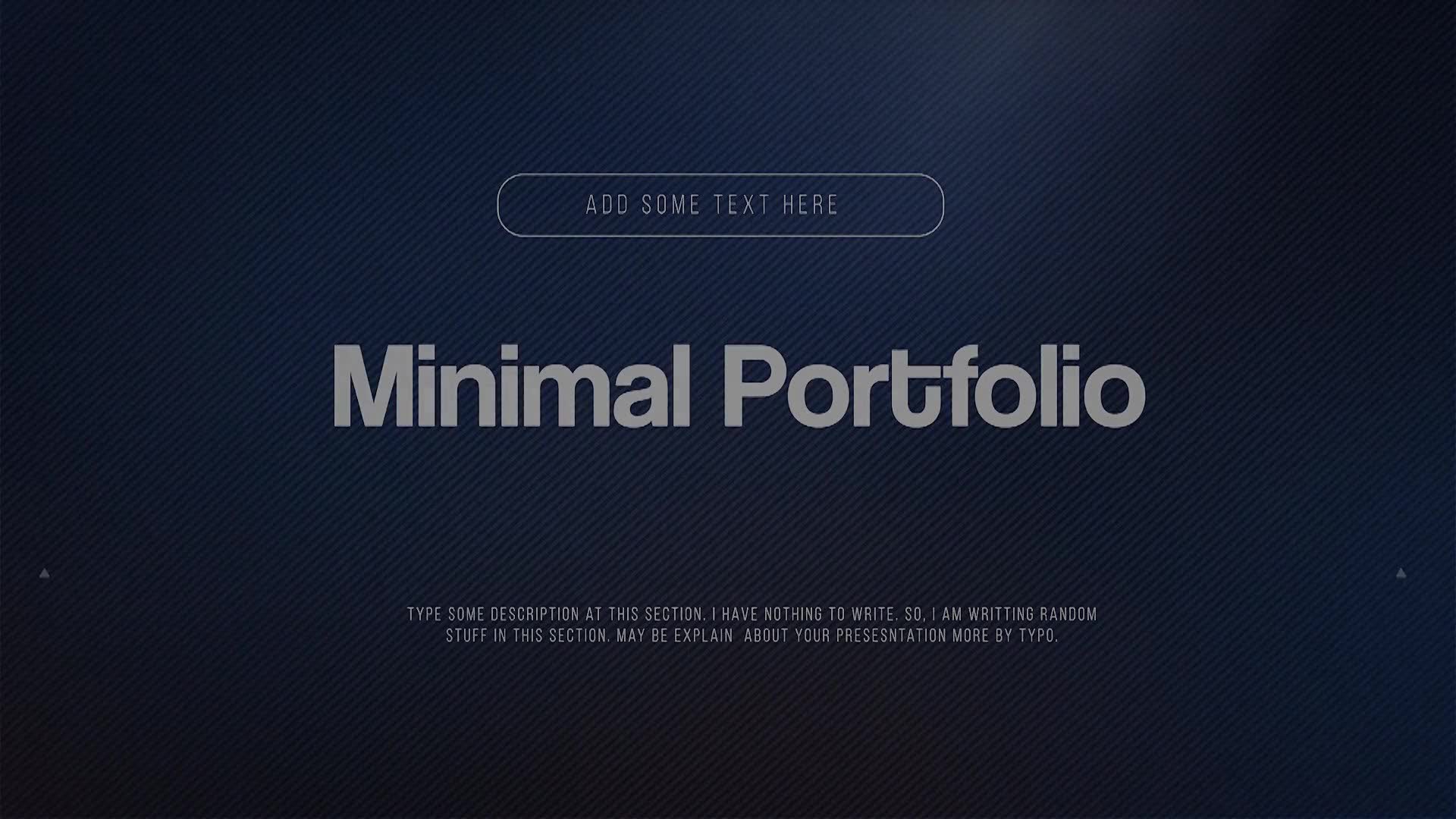 Minimal Portfolio - Download Videohive 22139790
