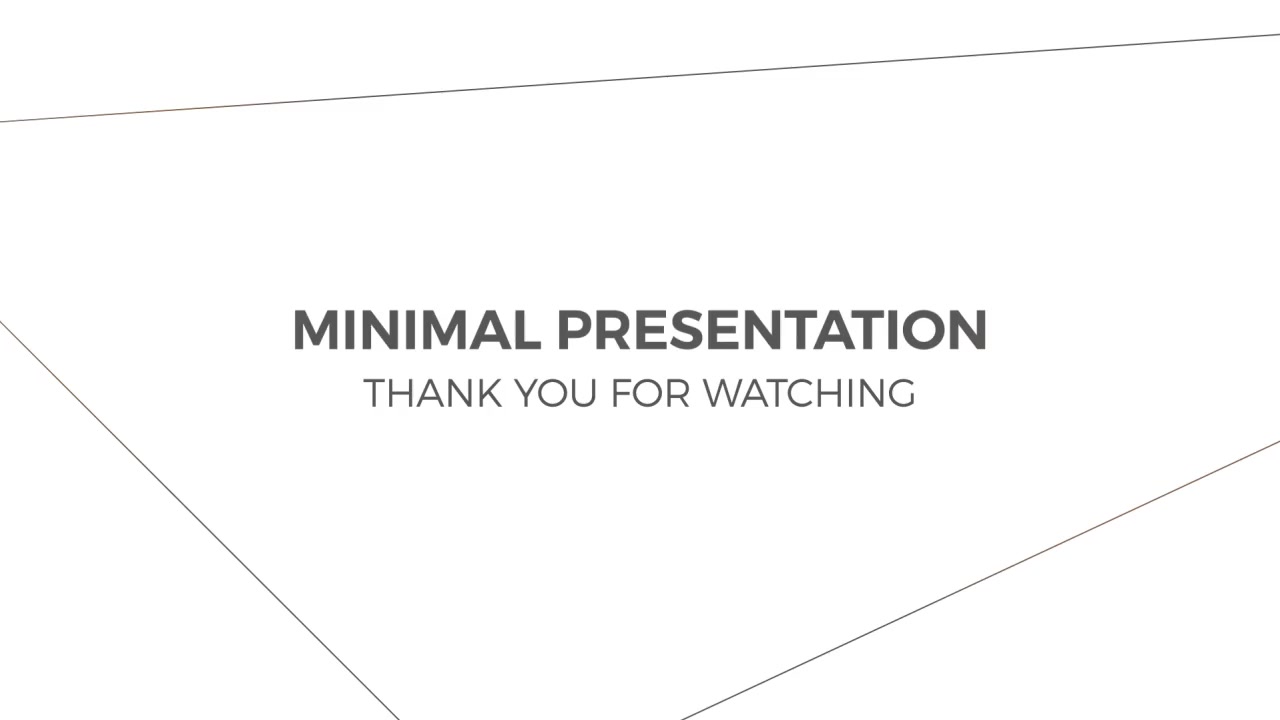 Minimal Presentation - Download Videohive 20094928