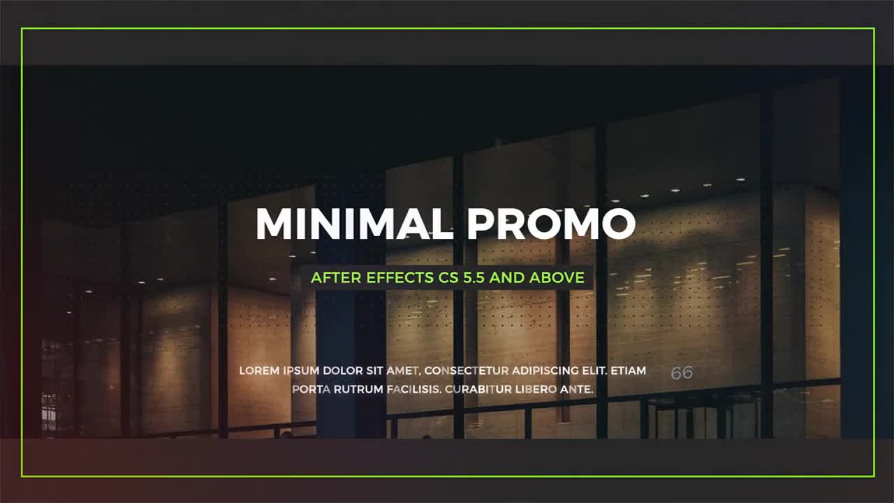 Minimal Promo Videohive 19547178 After Effects Image 1