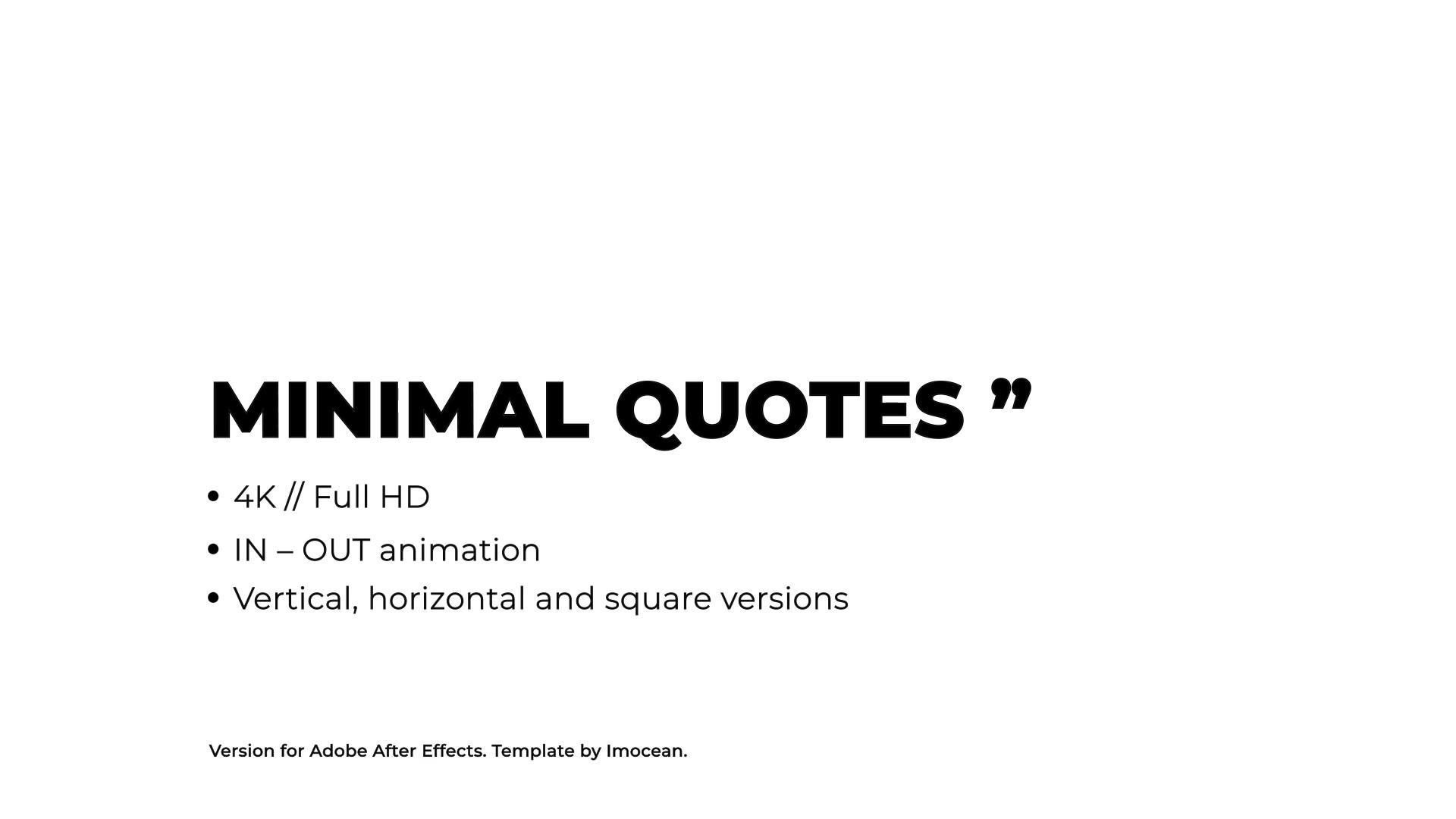 Minimal Quotes Videohive 37817978 After Effects Image 13
