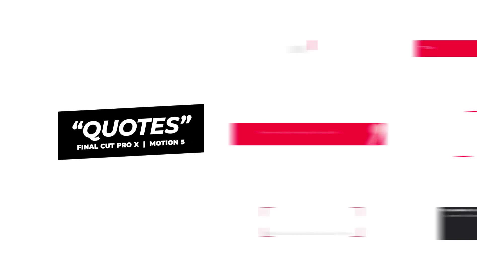 Minimal Quotes | FCPX Videohive 38006349 Apple Motion Image 1