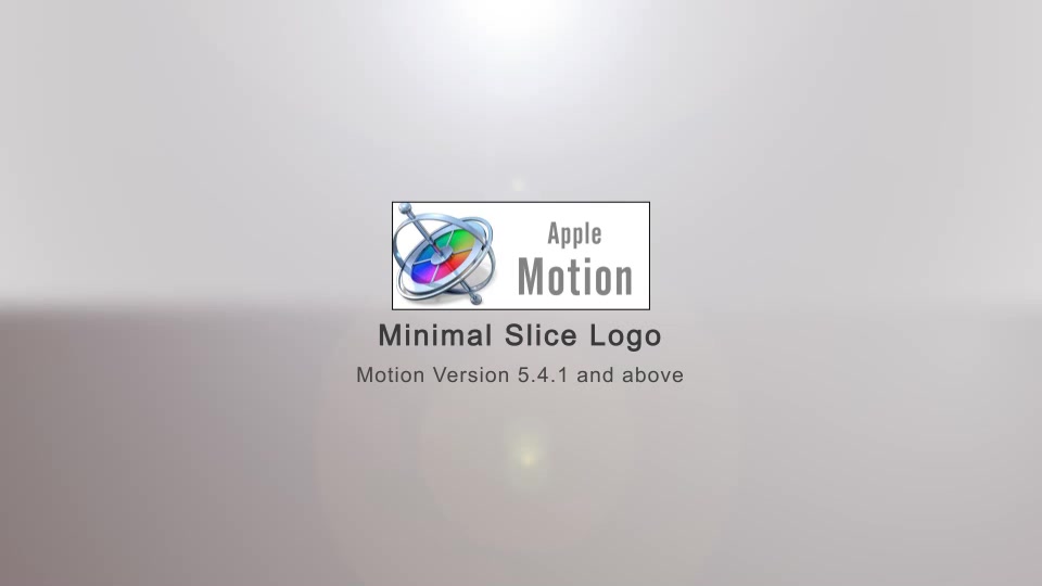 Minimal Slice Logo Apple Motion - Download Videohive 22568426