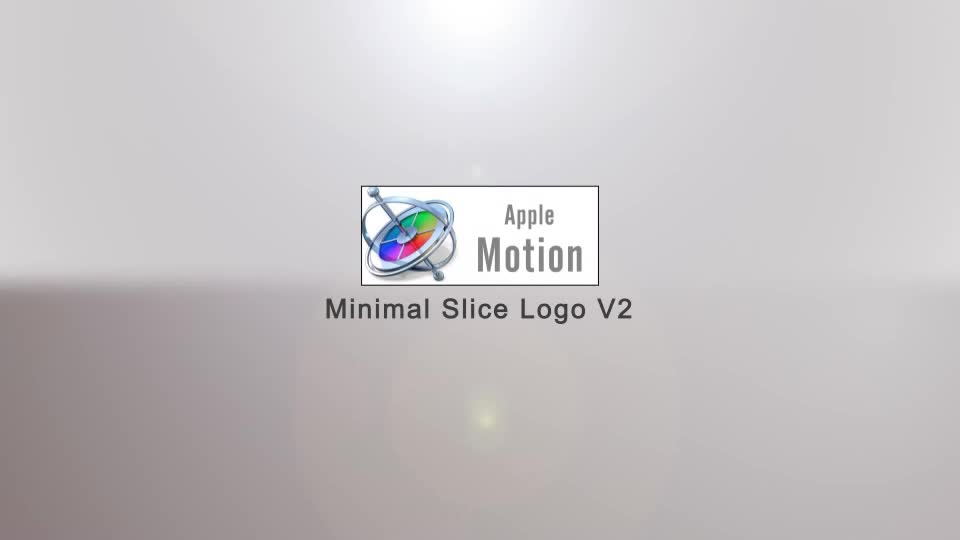 Minimal Slice Logo V2 Apple Motion - Download Videohive 22605859