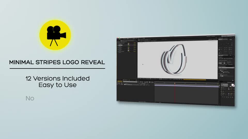 Minimal Stripes Logo Reveal - Download Videohive 19732804