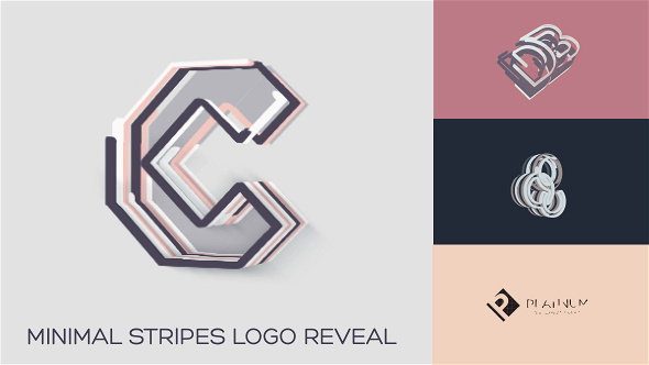 Minimal Stripes Logo Reveal - Download Videohive 19732804