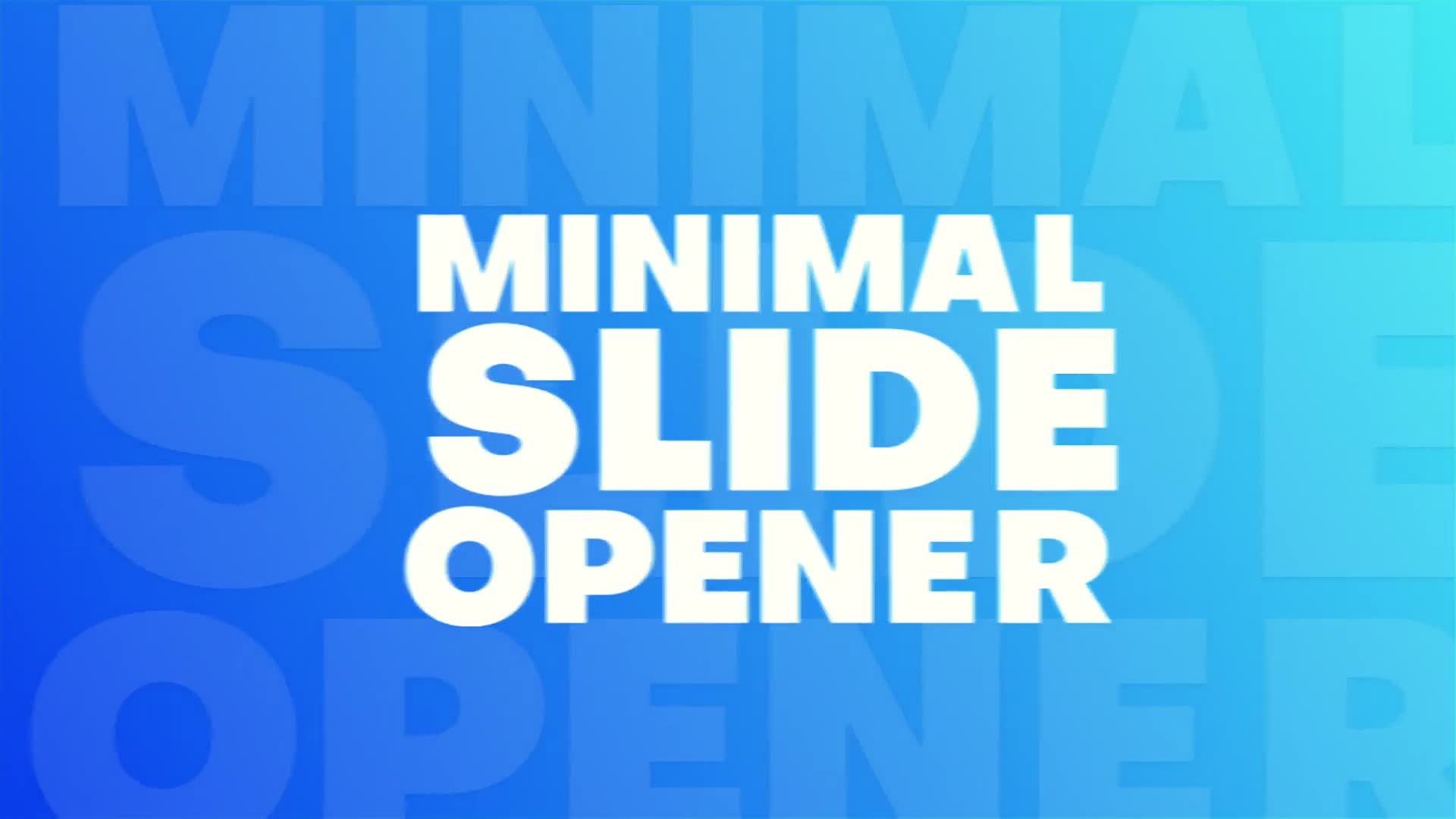 Minimal Style Opener Videohive 25157988 After Effects Image 3