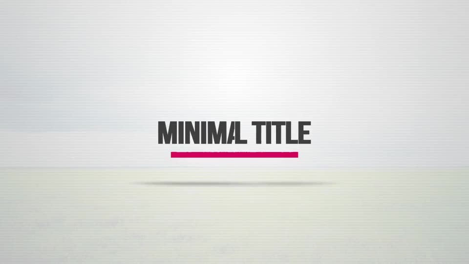 Minimal Title Animations Videohive 15263206 After Effects Image 2