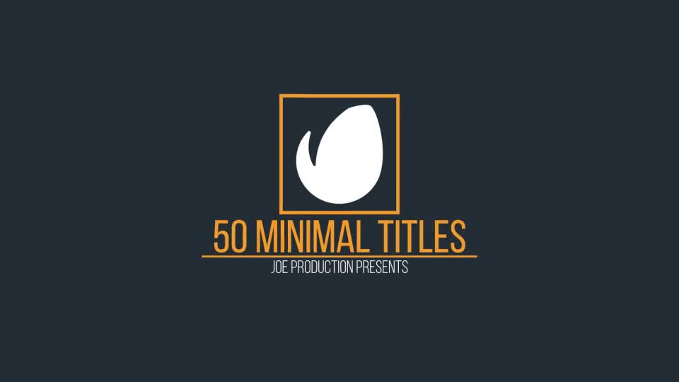 Minimal Titles Videohive 14660690 After Effects Image 1