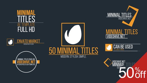 Minimal Titles - 14660690 Videohive Download