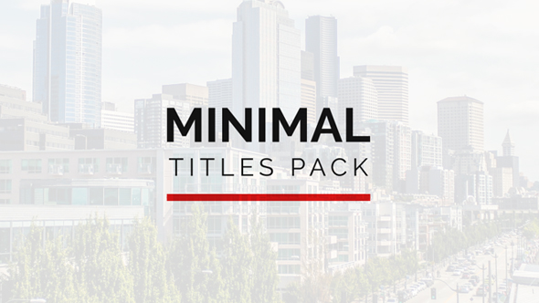 Minimal Titles 2 - Download Videohive 19289214