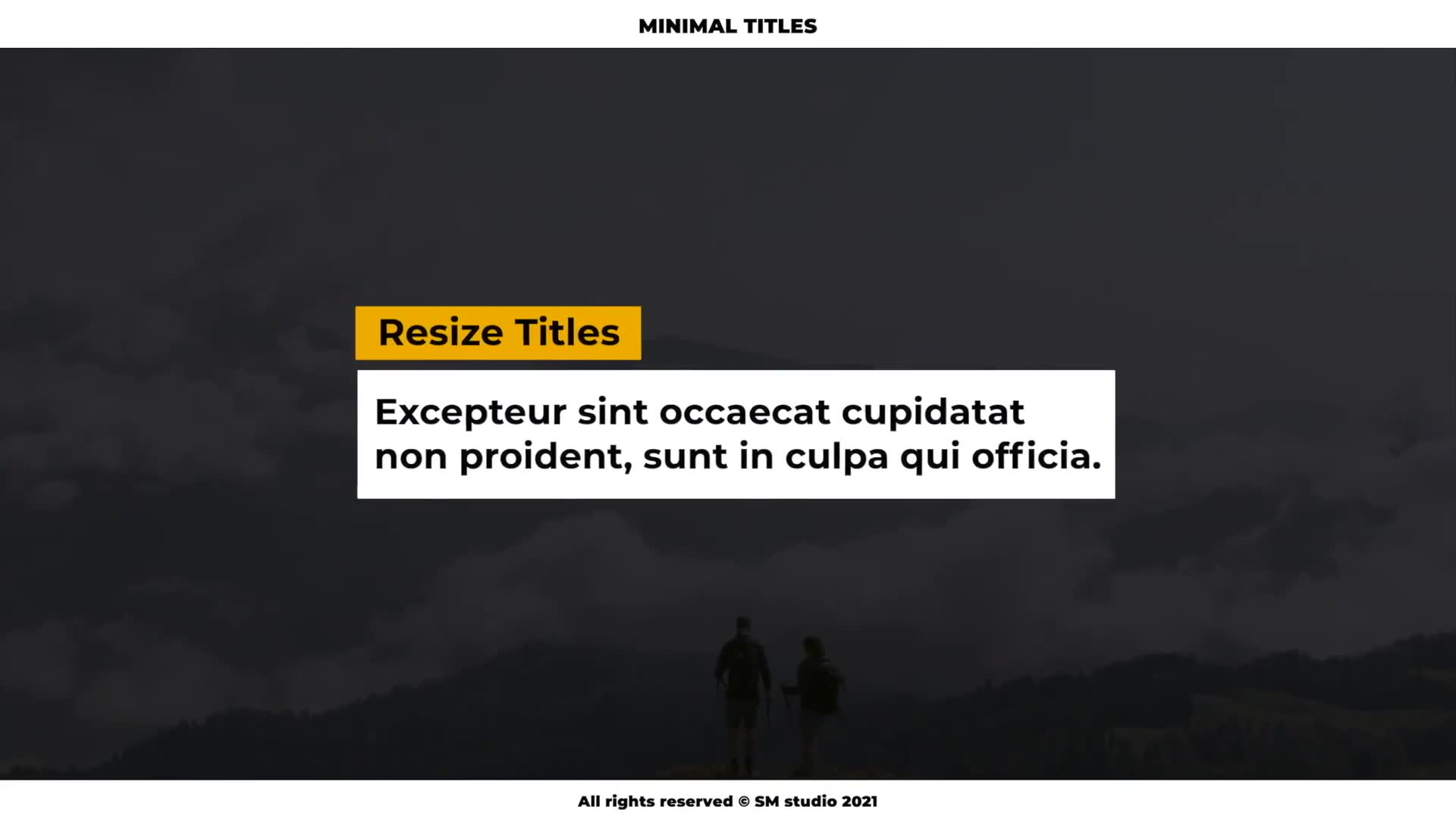 Minimal Titles 2.0 | AE Videohive 34355277 After Effects Image 3