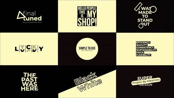 Minimal Titles 2.0 | FCPX - Videohive Download 37071714