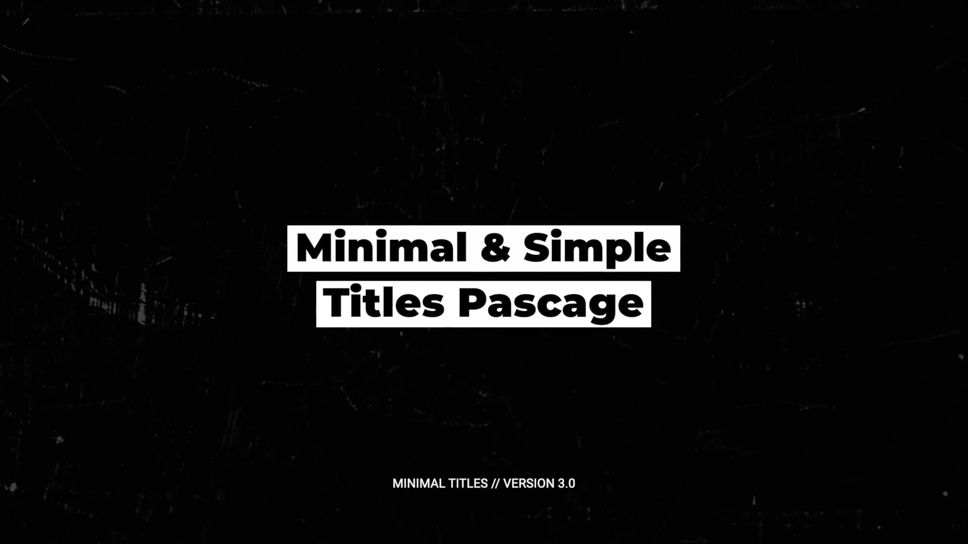 Minimal Titles 3.0 | AE Videohive 36063690 After Effects Image 10