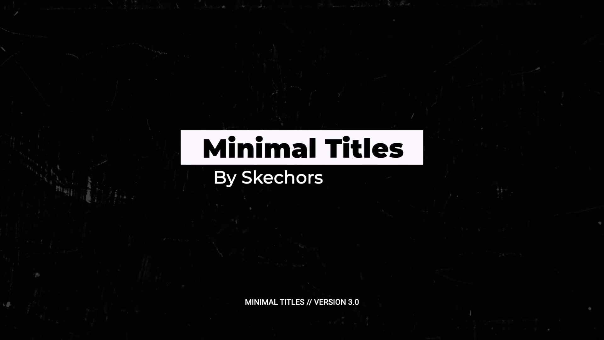 Minimal Titles 3.0 | AE Videohive 36063690 After Effects Image 12
