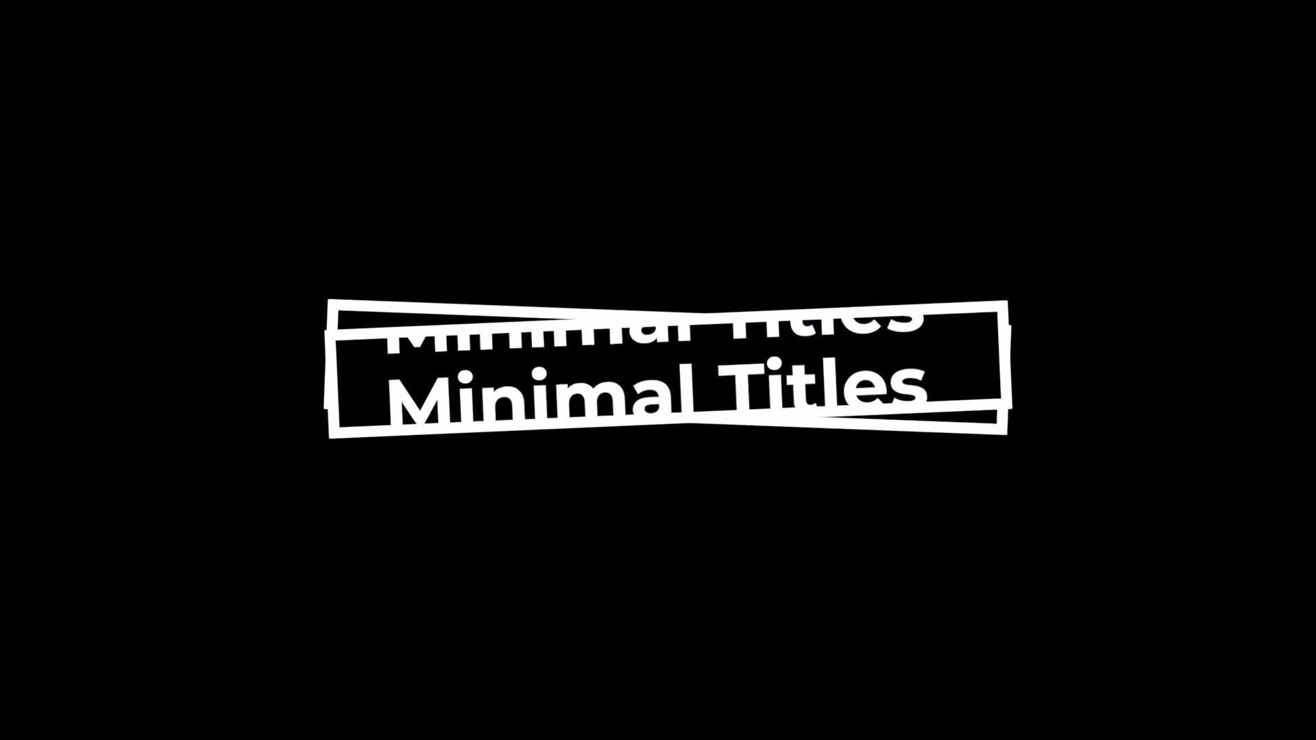 Minimal Titles 3.0 | Final Cut Pro X Videohive 38199380 Apple Motion Image 11