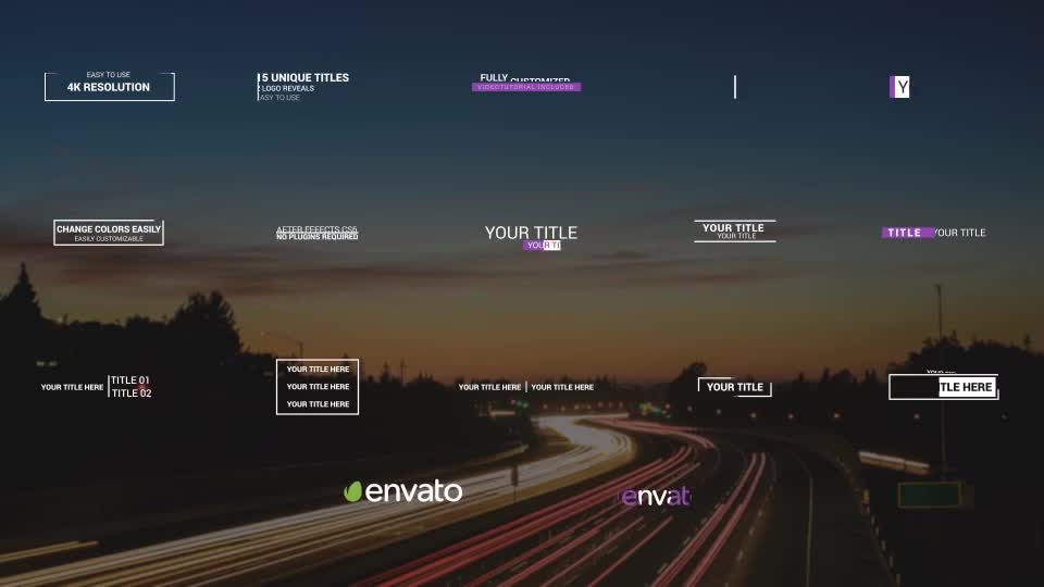 Minimal Titles 4K - Download Videohive 19747291