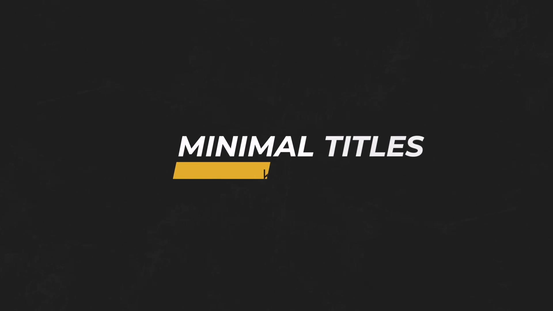 Minimal Titles | After Effects Videohive 34317456 After Effects Image 11