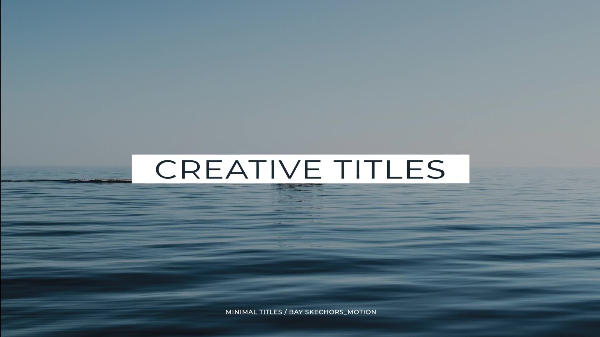 Minimal Titles | After Effects Videohive 39339926 After Effects Image 11