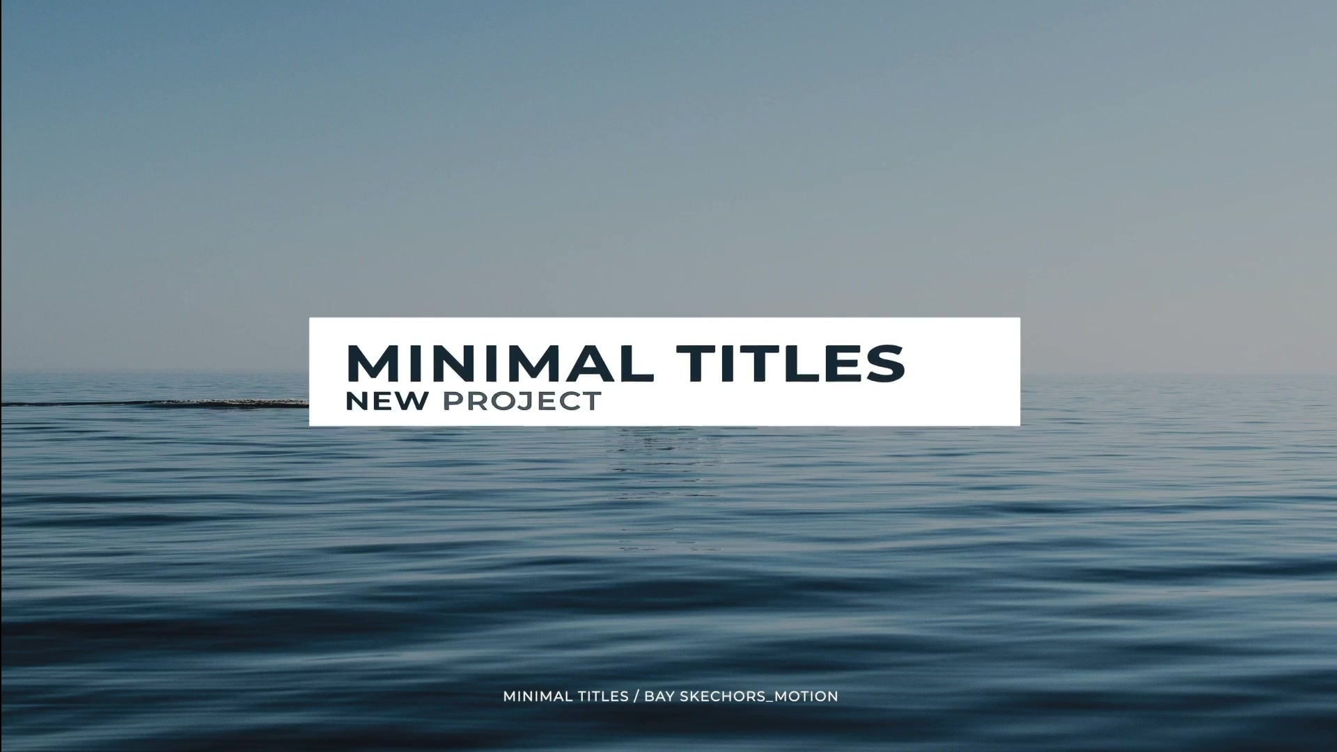 Minimal Titles | After Effects Videohive 39339926 After Effects Image 9