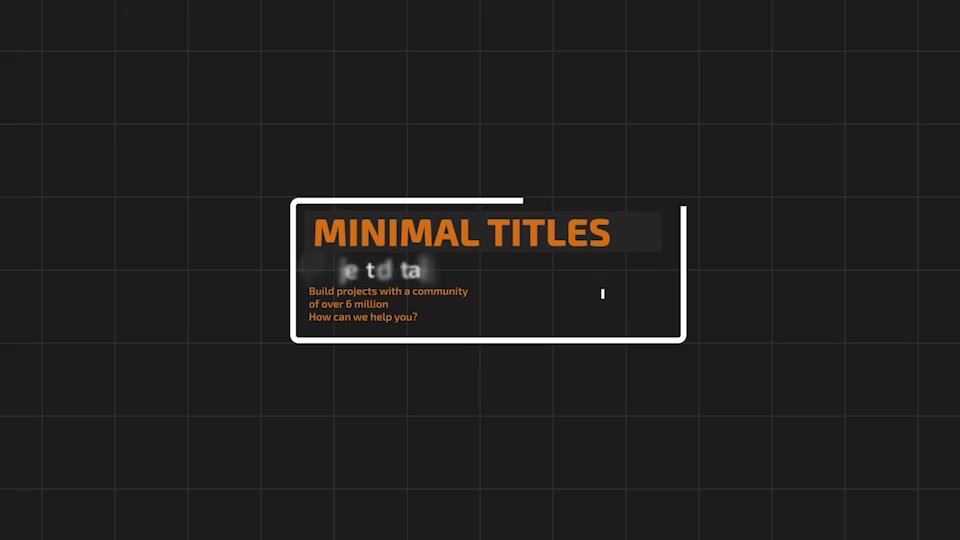 Minimal TItles and Lowerthirds - Download Videohive 17310788