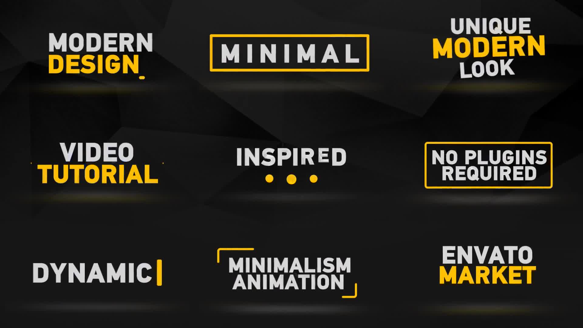 Minimal Titles Animations Videohive 15626612 After Effects Image 1