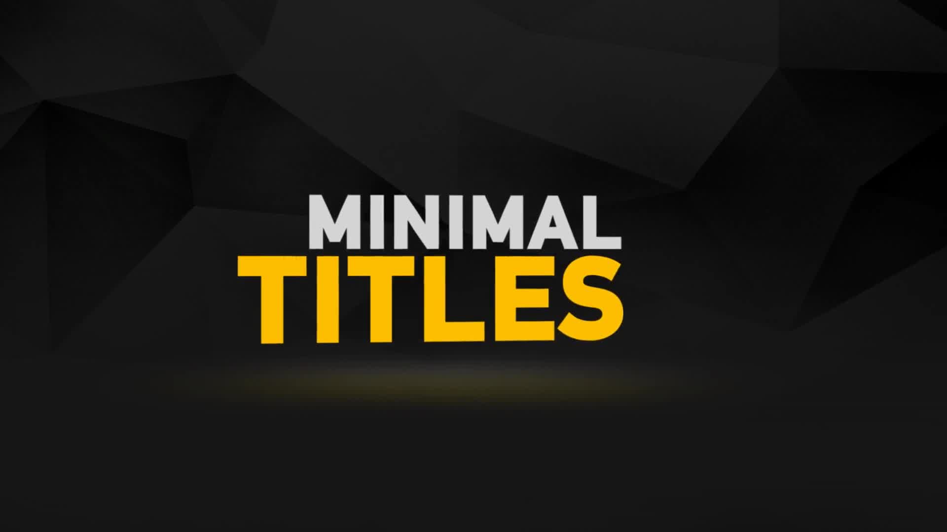 Minimal Titles Animations Videohive 15626612 After Effects Image 2