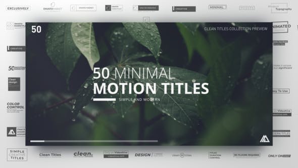 Minimal Titles Collection - 23272842 Videohive Download