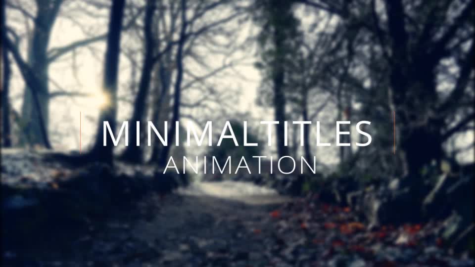 Minimal Titles - Download Videohive 17813640