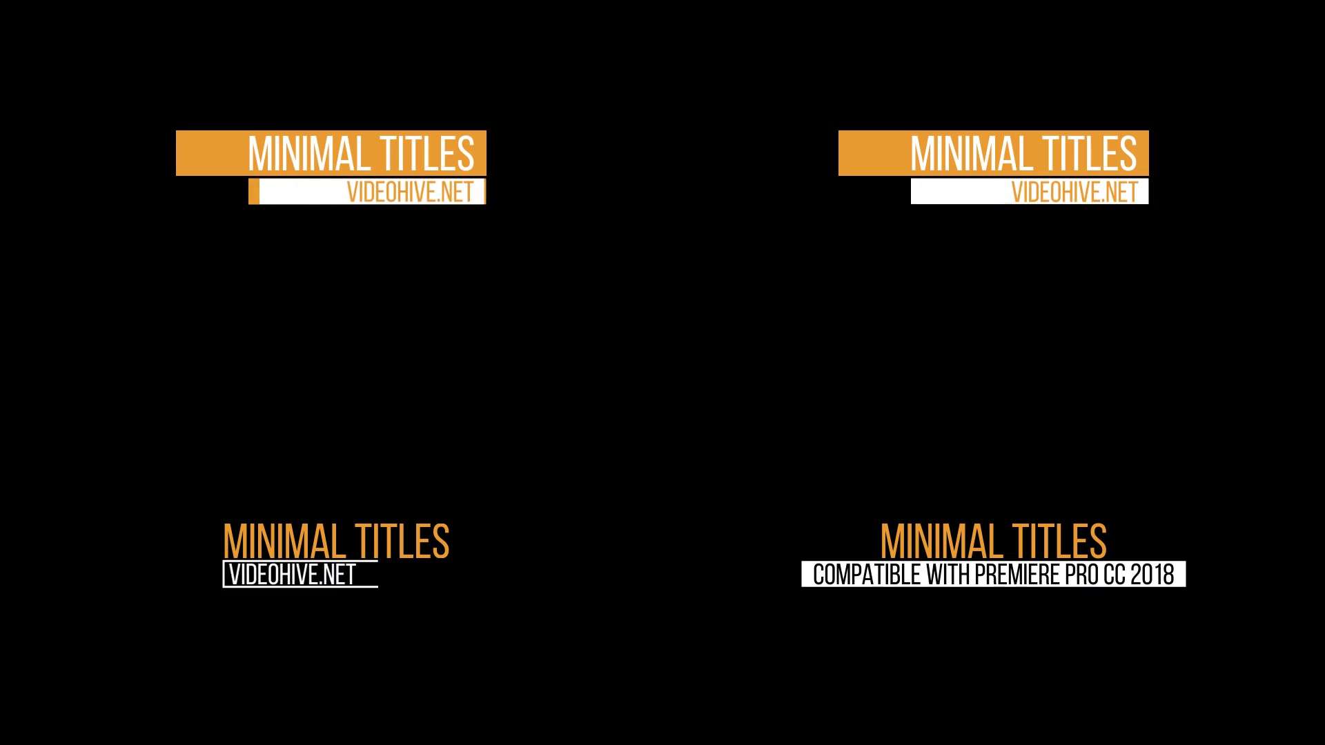 Minimal Titles - Download Videohive 22714471