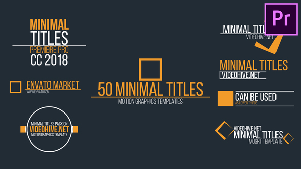 Minimal Titles - Download Videohive 22714471