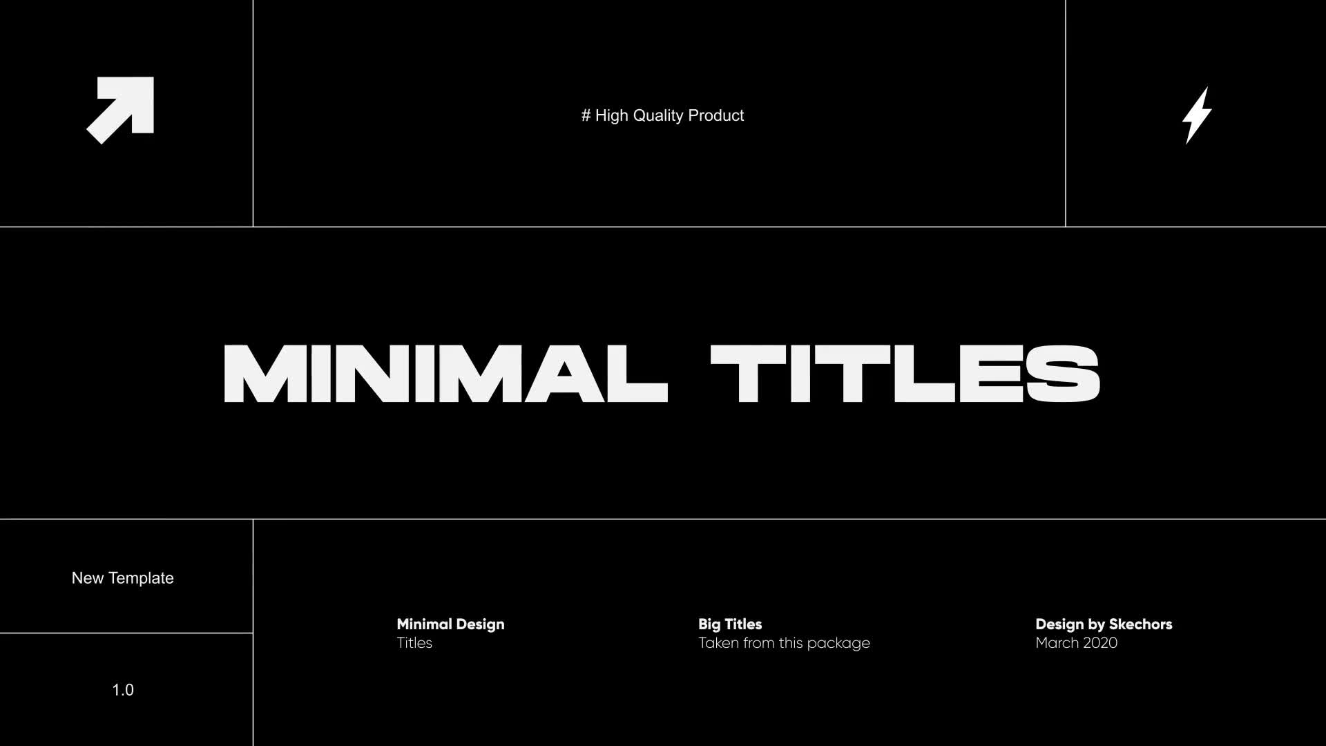 Minimal Titles | FCPX Videohive 42905552 Apple Motion Image 1