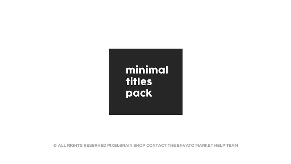 Minimal Titles II - Download Videohive 19917659