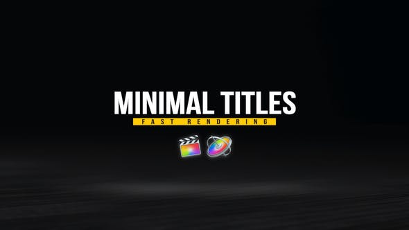 Minimal Titles Pack - 33124856 Videohive Download