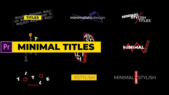 Minimal Titles - Videohive Download 33619051