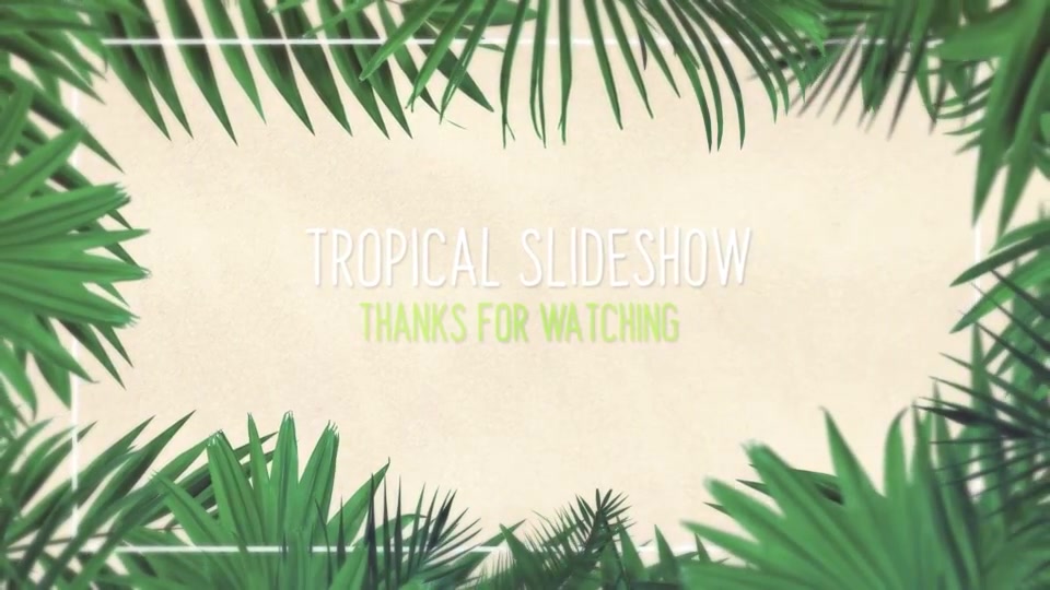 Minimal Tropical Slideshow Videohive 25855642 After Effects Image 12