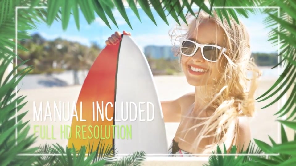 Minimal Tropical Slideshow Videohive 25855642 After Effects Image 4