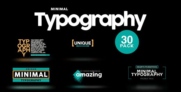 Minimal Typo - 14235817 Videohive Download