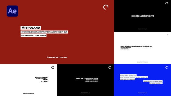 Minimal Typography - Download 36232661 Videohive