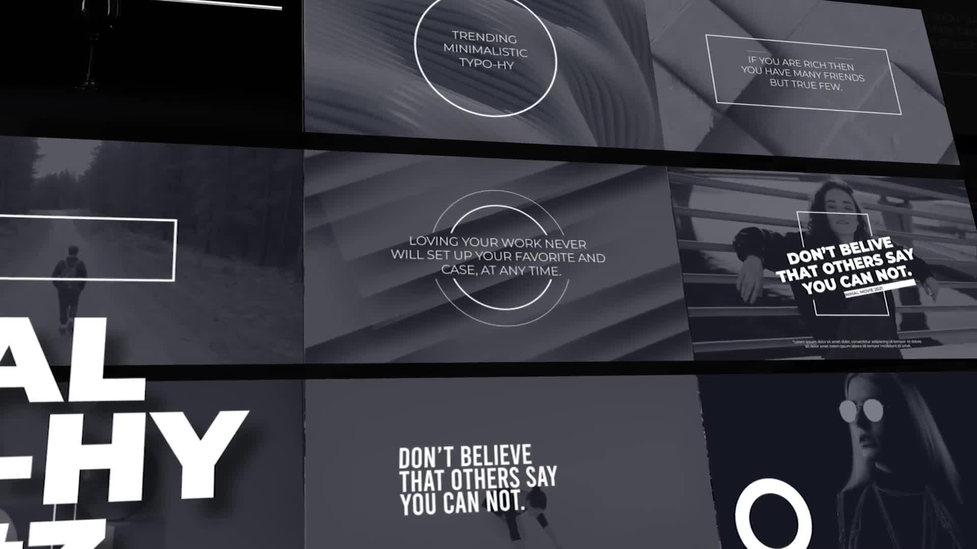 Minimal Typography Pack 3 Videohive 31997145 Premiere Pro Image 1