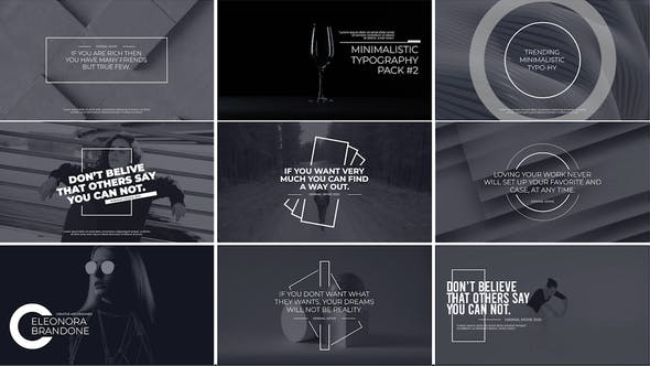 Minimal Typography Pack 3 - Download 31997145 Videohive