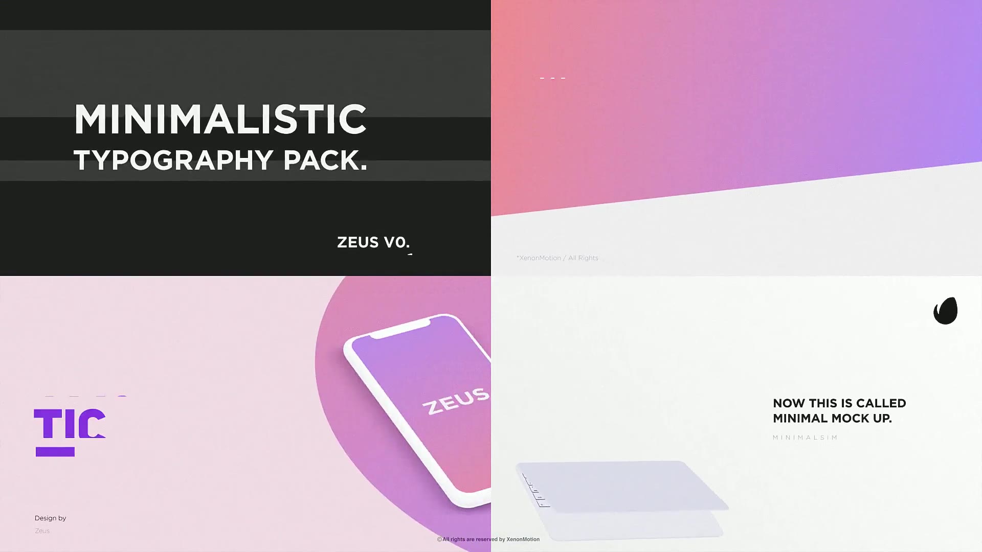 Minimal Typography Pack | Zeus Videohive 23276209 After Effects Image 10