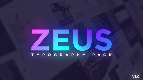 Minimal Typography Pack | Zeus - Videohive 23276209 Download