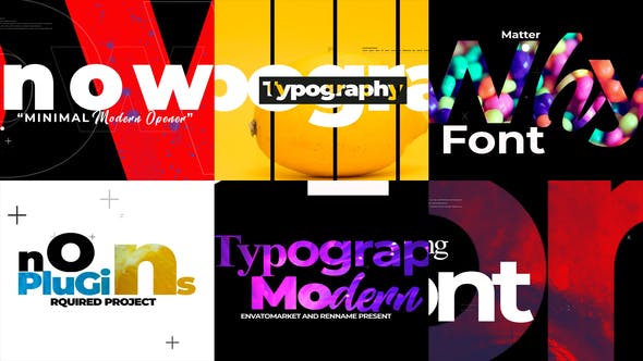 Minimal Typograpy Opener - Download 23633981 Videohive