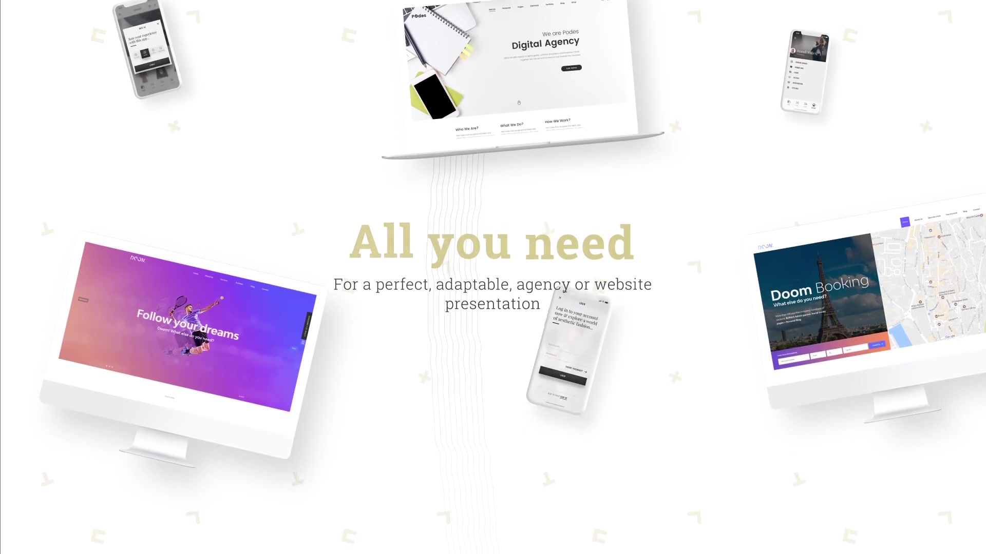 Minimal Website / Agency Presentation - Download Videohive 21665171