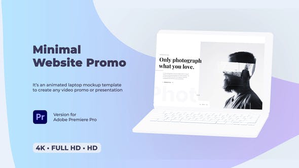 Minimal Website Promo Laptop Mockup - Videohive 29634467 Download